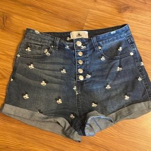 Disney Mickey Mouse Jean shorts